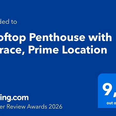 Daire Rooftop Penthouse With Terrace, Prime Location *